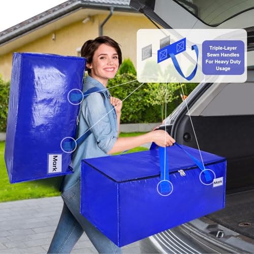 Thumbnail 3 de ZFWDSY Pack de 6 Bolsas de Mudanza Extra Grandes