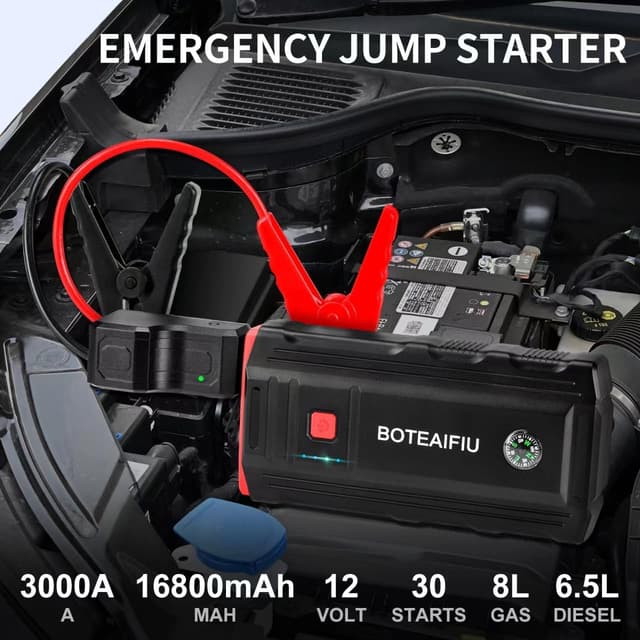 Detalle 2 de Avviatore 3000A portatile 12V powerbank