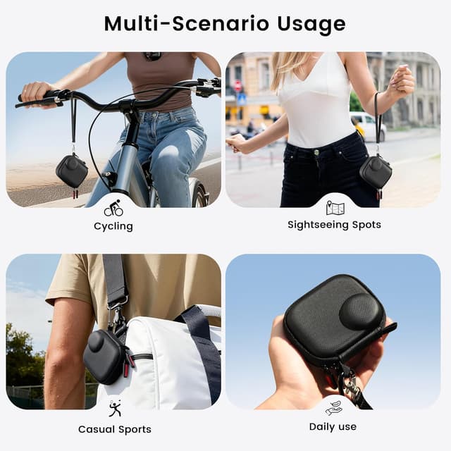 Detalle de STARTRC PHOTO Osmo Nano Kamera Tasche – harte Schale mit Handgelenkriemen für DJI Osmo Nano Zubehör