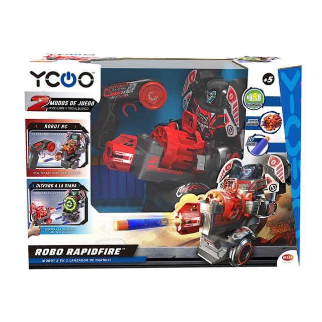 Imagen de Bizak Figura Robo Rapidfire con dardos en OfertitasTOP