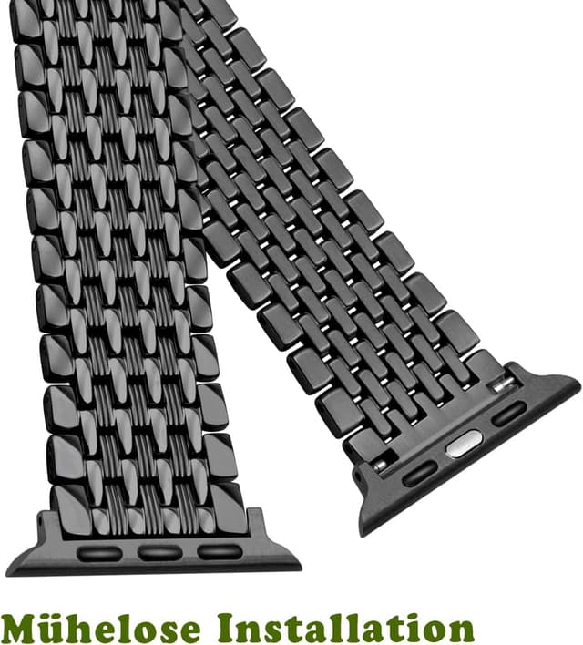 Thumbnail 5 de YISIWERA Edelstahlarmband Apple Watch 38–49mm