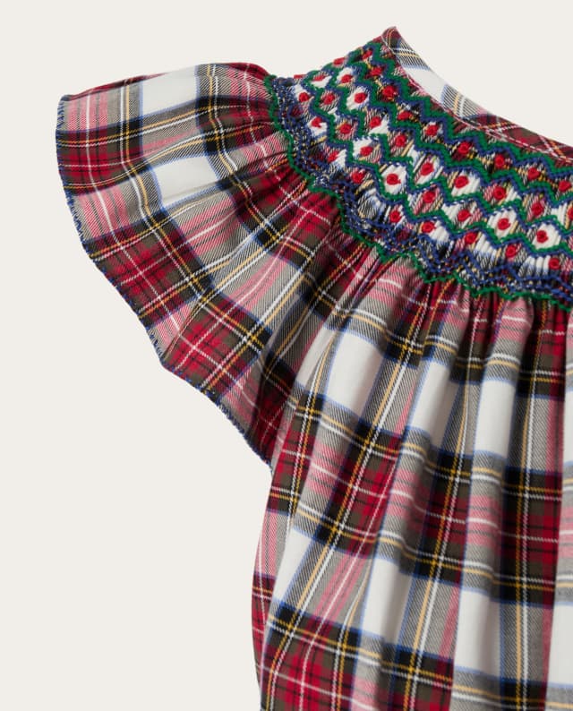 Detalle de FOLKLOORE Camisón Malagasy algodón