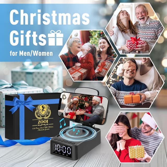 Thumbnail 2 de ZOOI Bluetooth Speaker Phone Stand with Clock