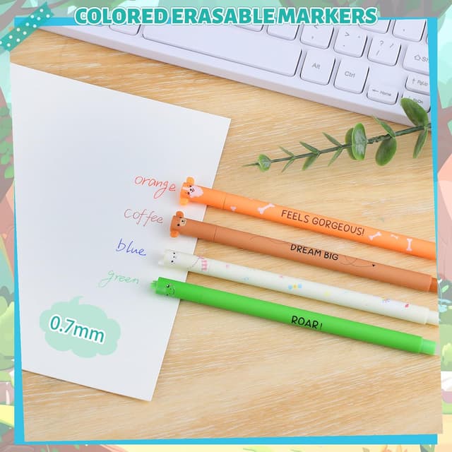 Detalle 2 de Thboxes Radierbare Gelstifte 0,7mm 🎨