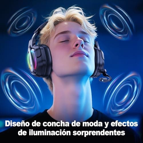 Thumbnail 6 de Fachixy FC200 Cascos Gaming Inalámbricos 50Hr 📢