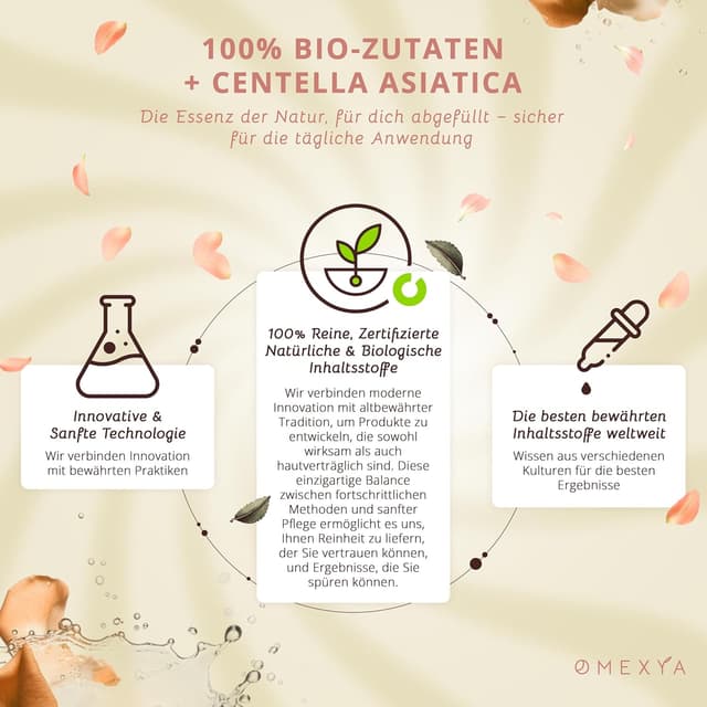 Detalle de Omexya Rosa Damascena – spray d’eau de rose naturelle 100 ml à la centella asiatica