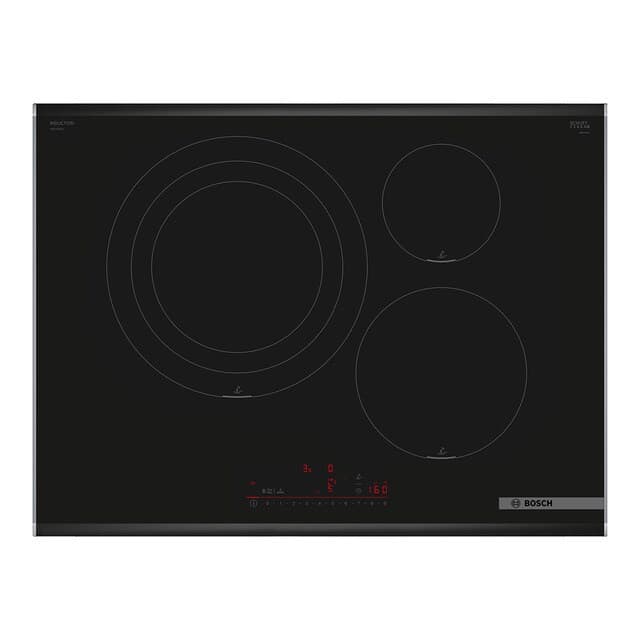 Detalle de Bosch PID775HC1E placa inducción 3 zonas 56 cm