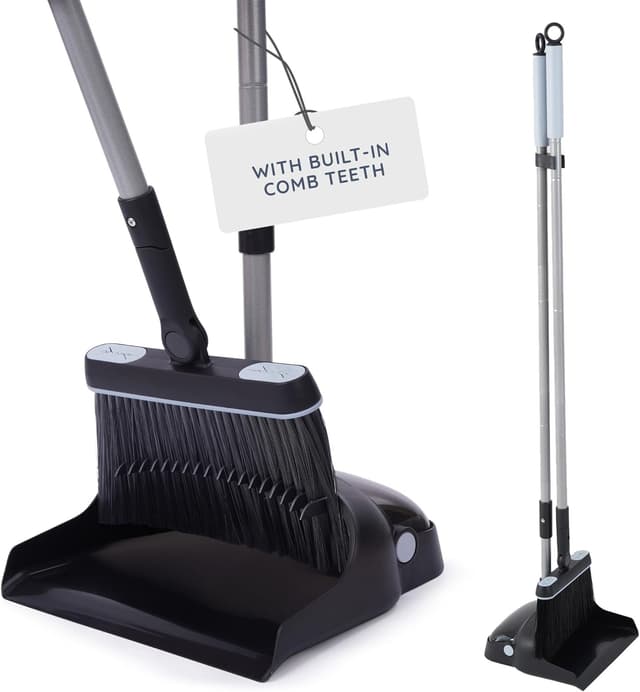 Detalle de CUQOO Long Handled Dustpan and Brush Set