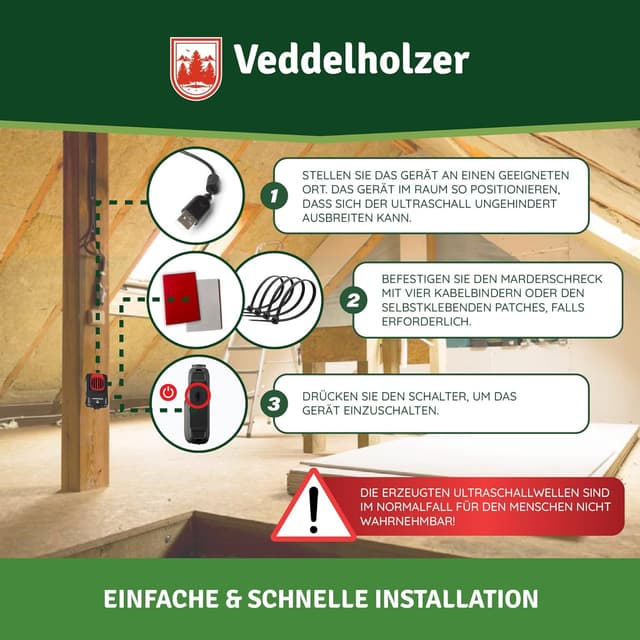 Thumbnail 4 de Veddelholzer Marderabwehr 70 m² Ultraschall