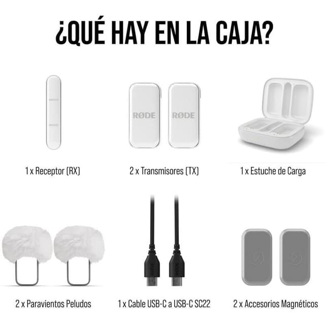 Detalle de Rode Wireless Micro micrófono inalámbrico 21h