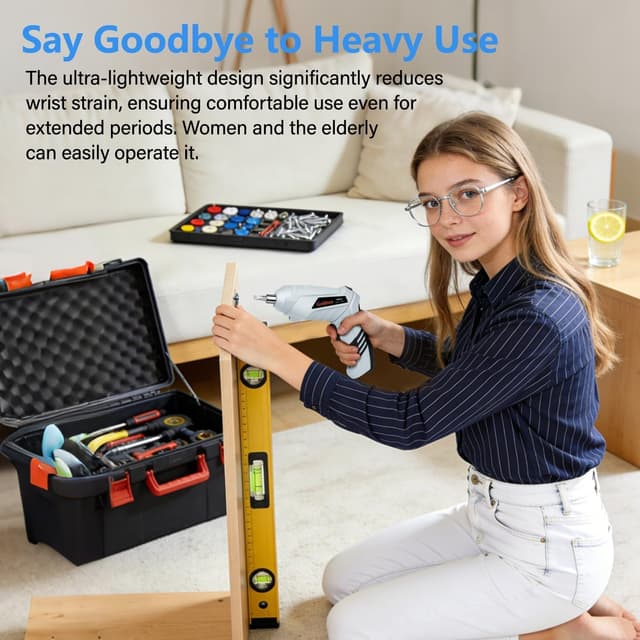 Thumbnail 6 de Goldsea Cacciavite Elettrico 1300 mAh 90°