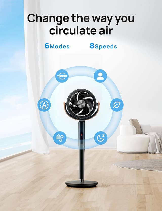 Detalle de Dreo 43 Inch Smart Standing Fan