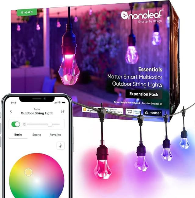 Imagen de Nanoleaf Matter Essentials Guirnalda LED Exterior 15M 🌈 en OfertitasTOP