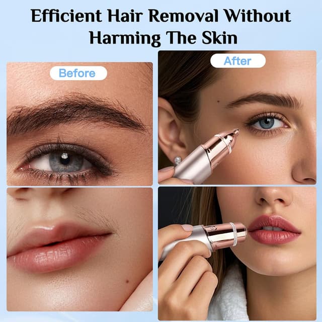 Thumbnail 2 de EDIMENS 2‑in‑1 Facial Hair Remover USB Rechargeable ✂