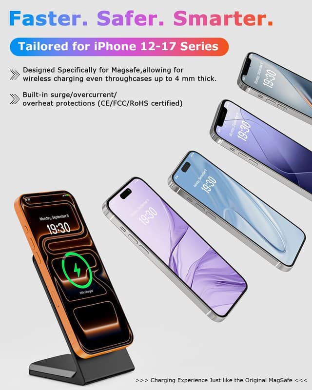 Thumbnail 6 de MagSafe Charger Stand 15W Magnetic Wireless Charger