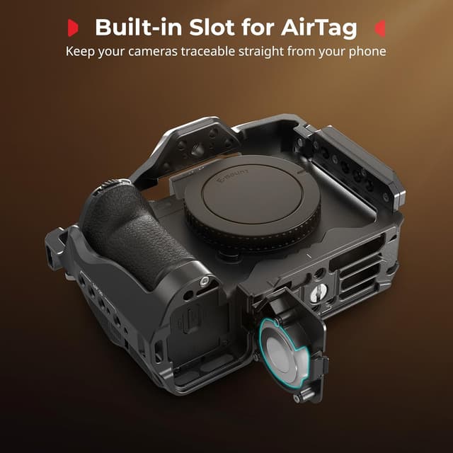 Detalle de SMALLRIG 5583 Kamerakäfig mit AirTag-Slot