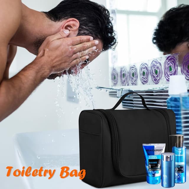 Thumbnail 5 de FITDON Large Hanging Toiletry Bag