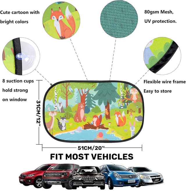 Thumbnail 1 de iZoeL Auto Sonnenschutz für Kinder