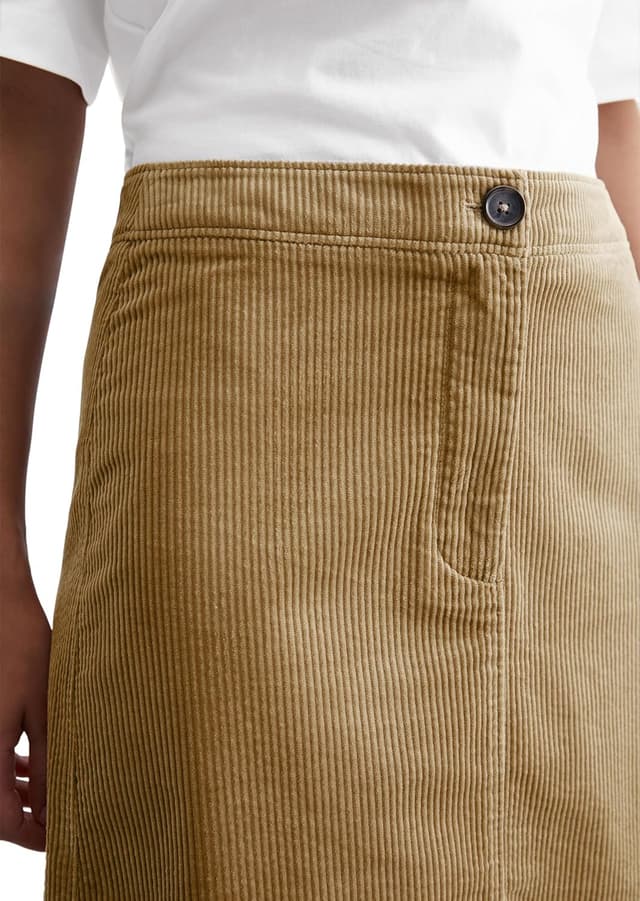 Detalle 2 de Marc O'Polo Damen Minirock aus Cord Herbst