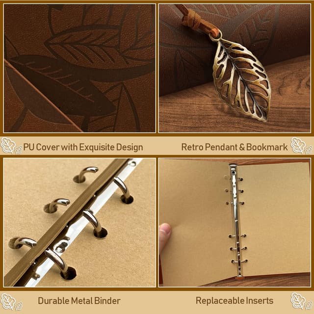 Thumbnail 3 de Joy & Inspiration Diario in PU pelle A5 160 pagine