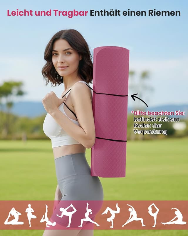 Thumbnail 6 de Oak & Tea Tapete de Yoga 183 x 61 x 0,6 cm