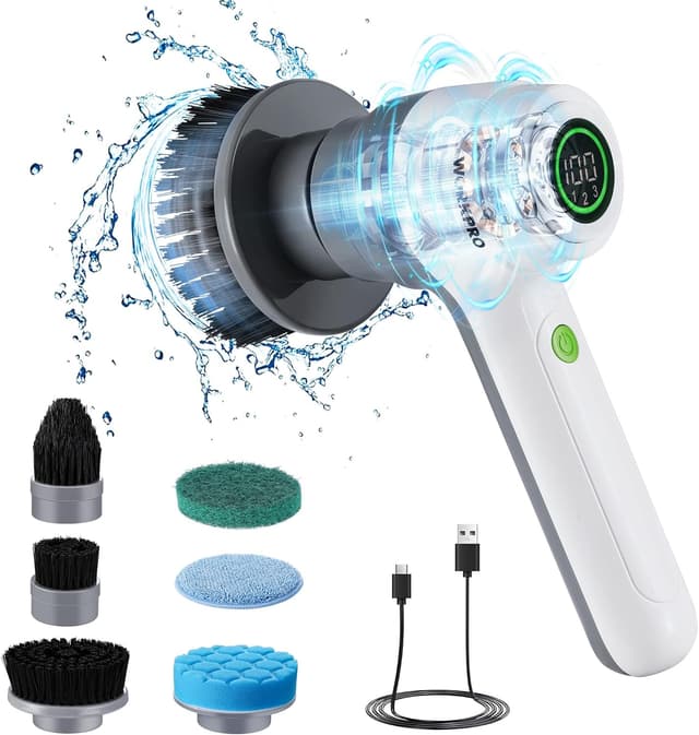 Detalle de Brosse de nettoyage rotative WORKPRO 6 brosses