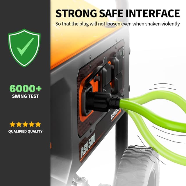 Thumbnail 3 de POWGRN 10-Foot 30-Amp Generator Cord ⚡