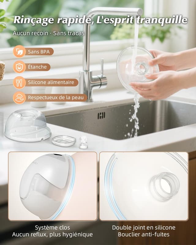 Thumbnail 6 de KISSBOBO K5 tire-lait électrique 320 mmHg