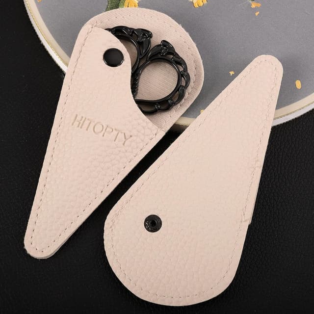 Thumbnail 3 de HITOPTY Embroidery Scissors Sheath 2 Pack