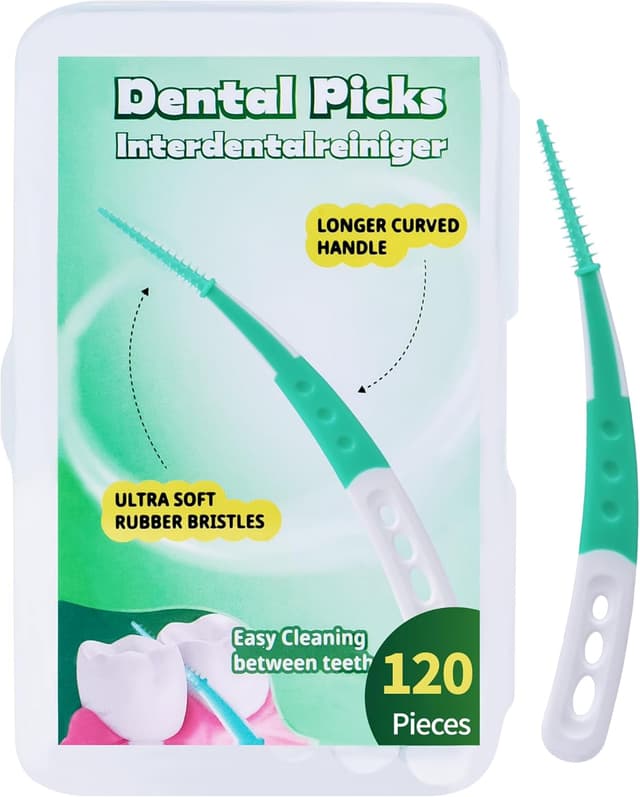 Detalle de Cepillos interdentales 120x punta curva suave