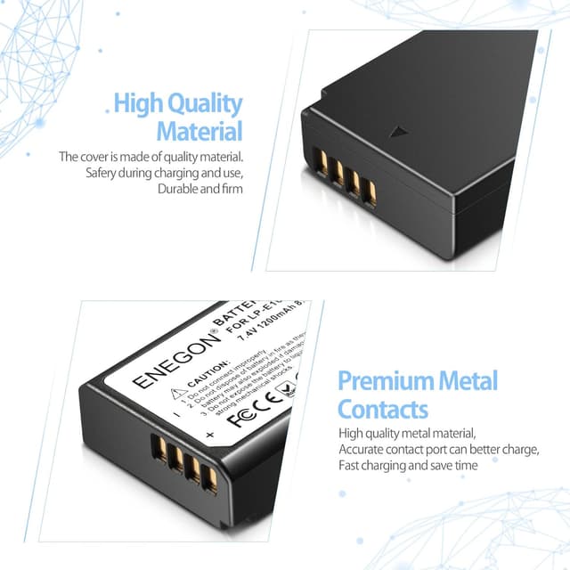 Thumbnail 5 de ENEGON LP-E10 Batería 1200 mAh (2 unidades)