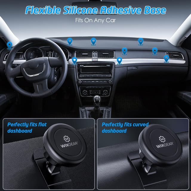 Detalle de WixGear Magnetic Car Mount 2-pack