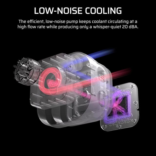 Thumbnail 5 de Corsair NAUTILUS 360 RS 360mm liquid CPU cooler