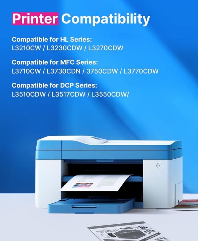 Detalle 2 de SODFACE TN247 4-Pack Toner Cartridges for Brother