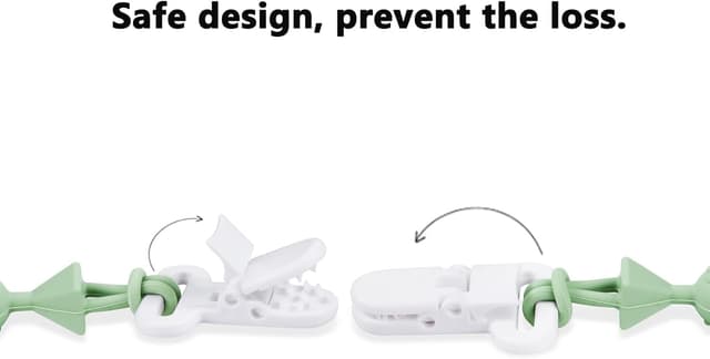 Thumbnail 4 de PandaEar 5 Pack Silicone Pacifier Clips