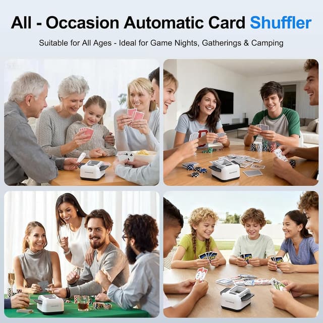 Thumbnail 5 de HUAYAGHFHD Automatic Card Shuffler 2000mAh ♠