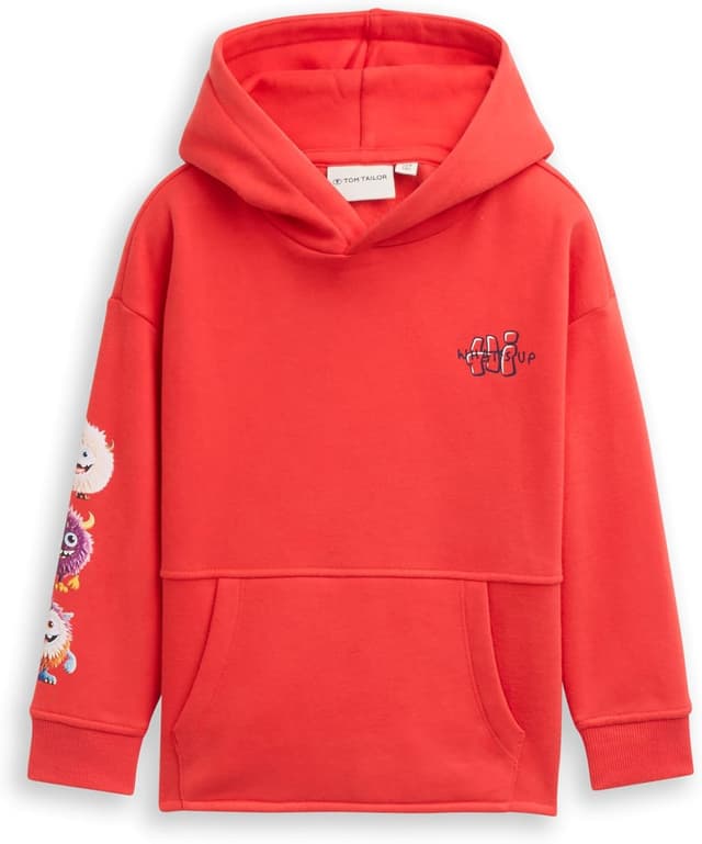 Detalle de TOM TAILOR Jungen Kinder Oversize Hoodie Sweatshirt mit Kapuze