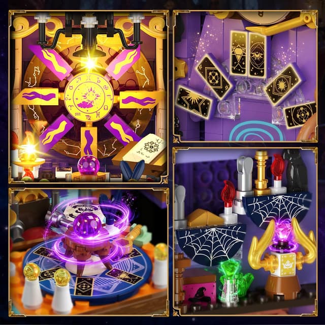 Detalle de INSOON Mystisches Orakel Booknook 1447 Teile