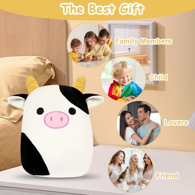 Thumbnail 4 de Vicloon Cuscino Peluche Mucca 22 cm