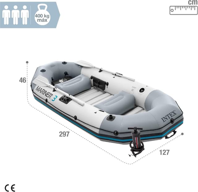Thumbnail 6 de INTEX Barca hinchable Mariner 4 328x145x48 cm