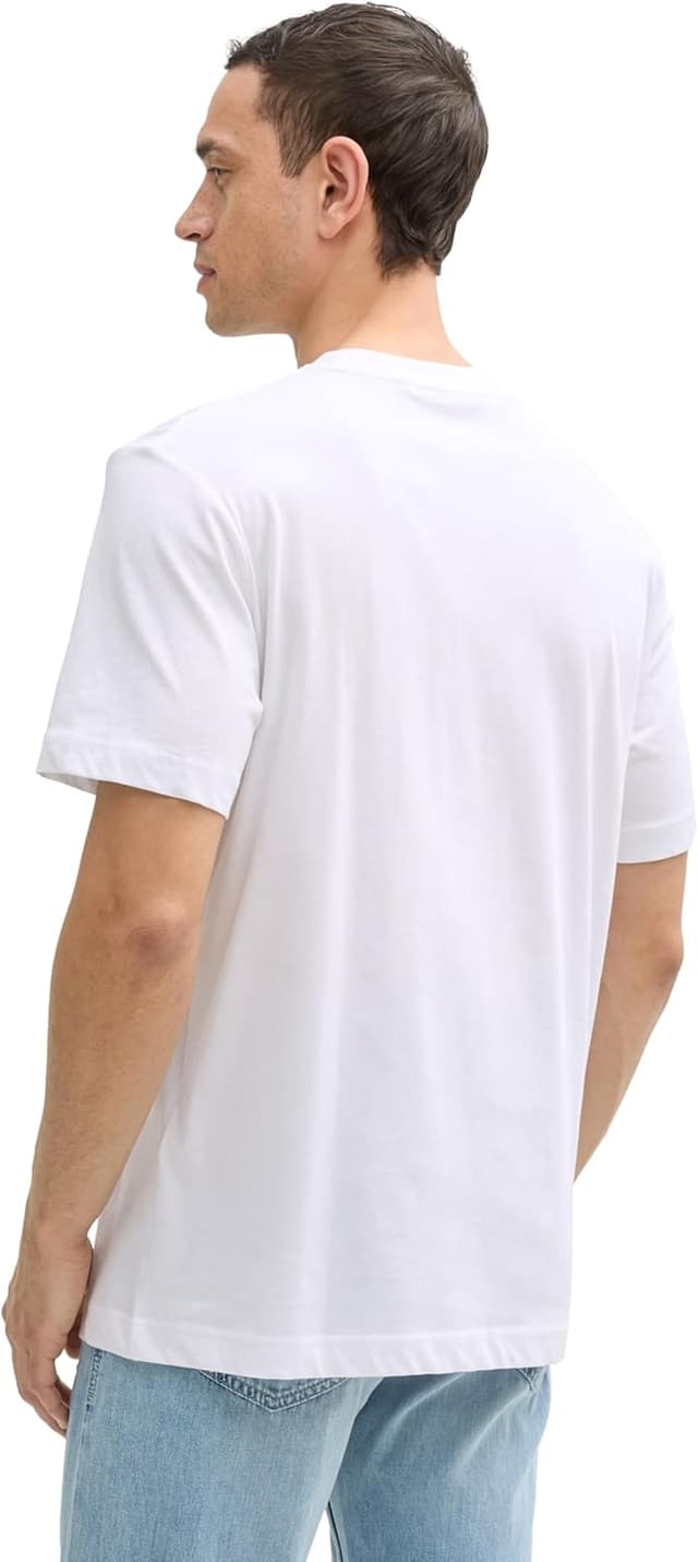 Detalle de Tom Tailor 1046711 T-Shirt da uomo a maniche corte (confezione da 1)