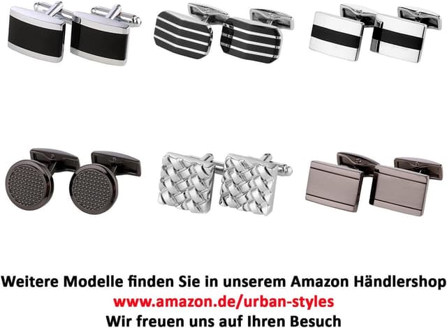 Thumbnail 1 de DonDon® Gemelos de acero inoxidable 2,2 cm