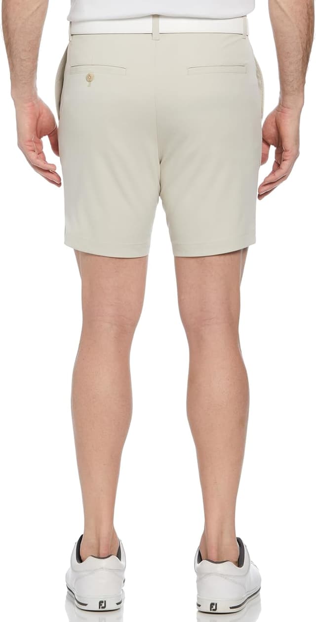 Detalle 2 de PGA Tour Men’s 7” Flat Front Performance Stretch Golf Shorts with Active Waistband