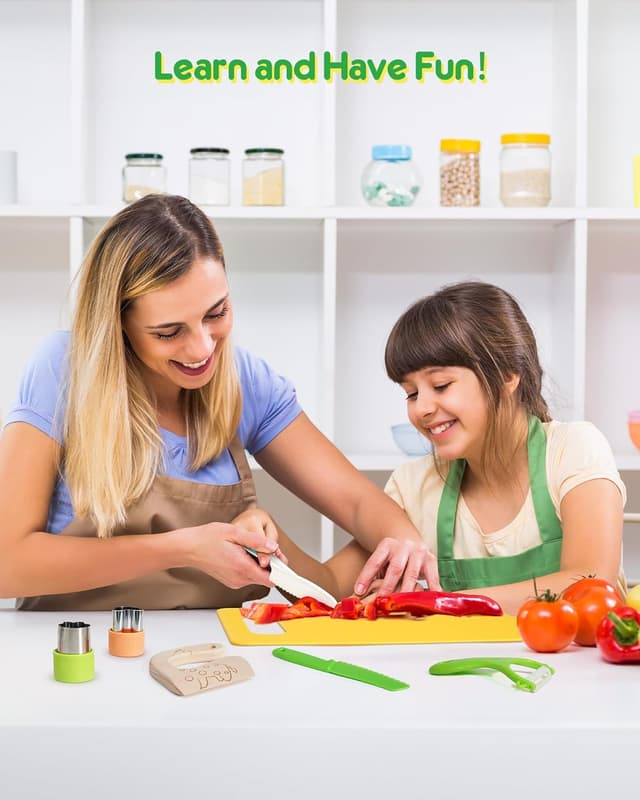 Detalle 2 de Kids Knife Set 11 piece Montessori tools