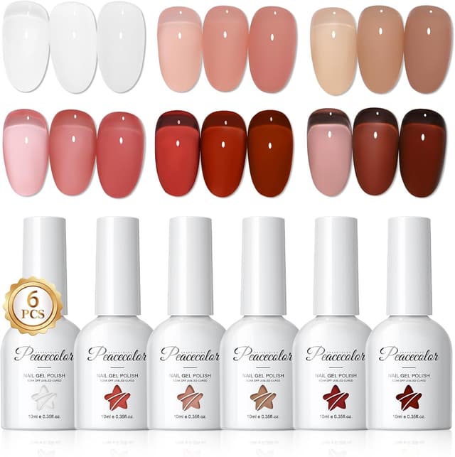 Detalle de PEACECOLOR Vernis semi permanent 10 ml