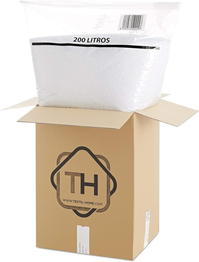 Thumbnail 1 de Textilhome - Relleno Puff 200L ☁️ - Poliestireno de Alta Recuperación