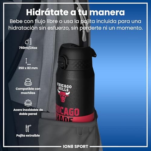 Thumbnail 1 de ion8 NBA Chicago Bulls Botella térmica 750 ml 🚰