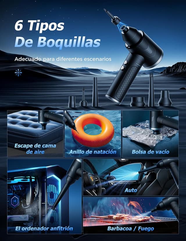 Thumbnail 4 de 100,000 RPM Soplador de Aire con Luz