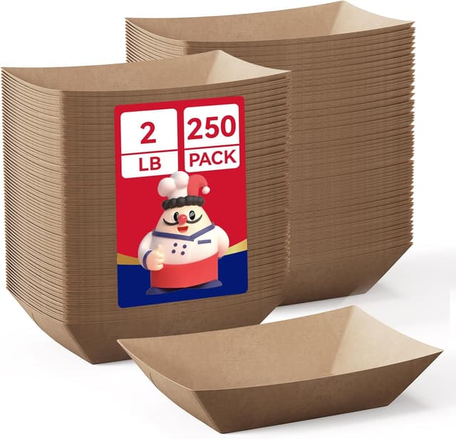 Imagen de JOLLY CHEF 2lb Paper Food Trays 🍽️ en OfertitasTOP