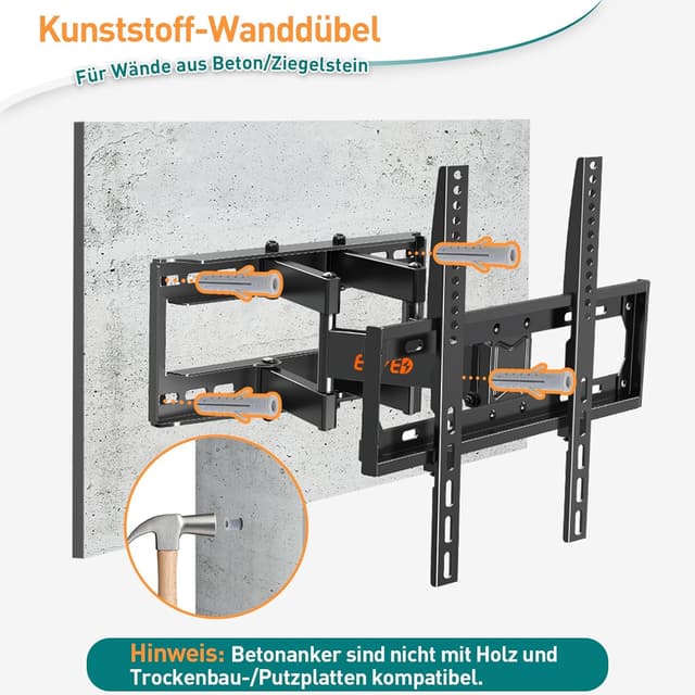 Thumbnail 6 de ELIVED EV034 M6×60 Schrauben Set für TV Wandhalterung